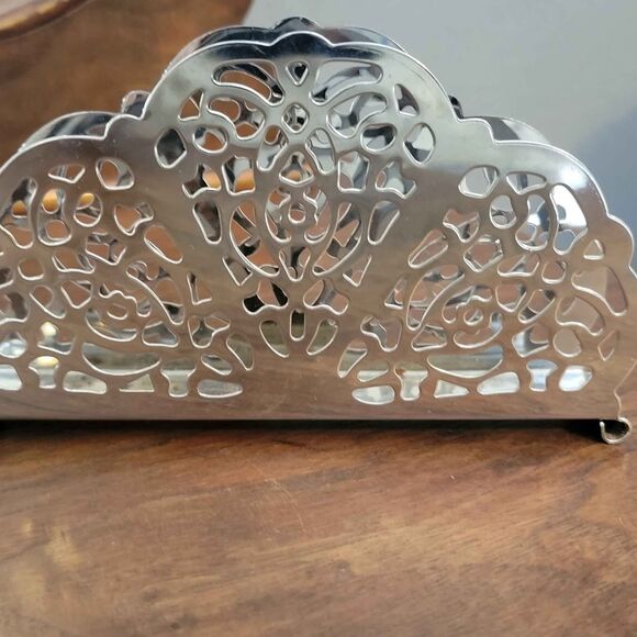 Vintage Irvin Ware Metal Napkin Holder - Picture 1 of 4